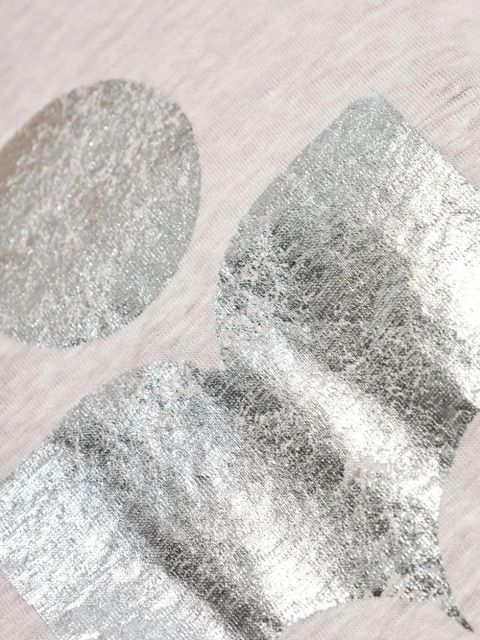 MARANT ÉTOILE logo-print linen top - Pink