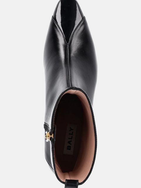 Bally botki skórzane SELISKA 55 damskie kolor czarny na słupku WB5518 - zdjęcie produktu nr 2