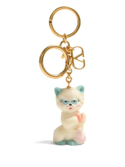 Valentino Garavani Le Chat de la Maison keyring - Brown - zdjęcie produktu nr 1