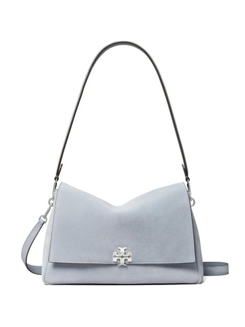 Tory Burch Charlie suede shoulder bag - Blue - zdjęcie produktu nr 1