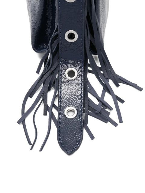 Maje Miss M fringe embellished bag - Blue