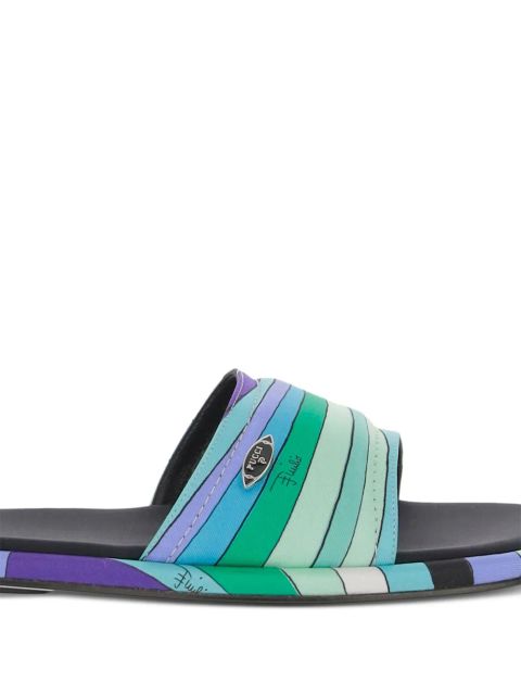 PUCCI printed slides - Green