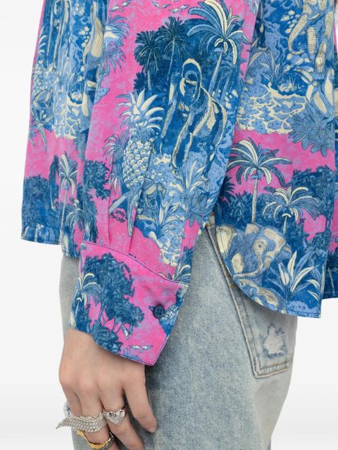 Zadig&Voltaire graphic-print shirt - Pink