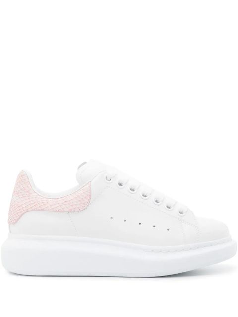 Alexander McQueen Oversized leather sneakers - White - zdjęcie produktu nr 1