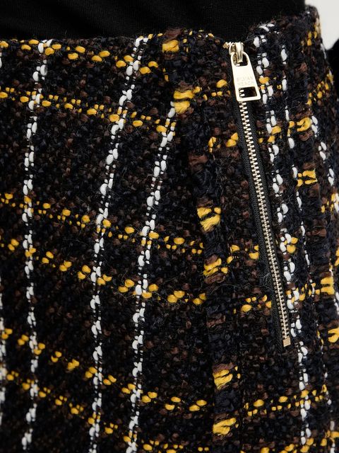 Silvian Heach spódnica HIGINIO kolor brązowy mini prosta GPA25198MG