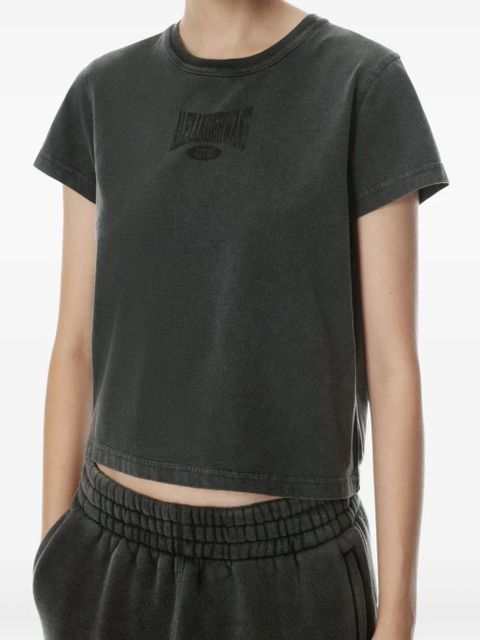 Alexander Wang logo-print cotton T-shirt - Black - zdjęcie produktu nr 2