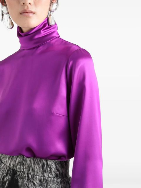 Dolce & Gabbana satin blouse - Purple