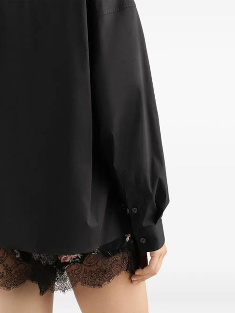 Dolce & Gabbana floral scarf top - Black