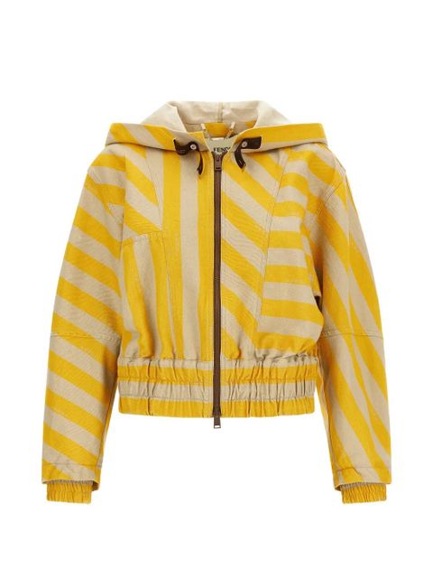 FENDI Pequin striped jacket - Yellow - zdjęcie produktu nr 1