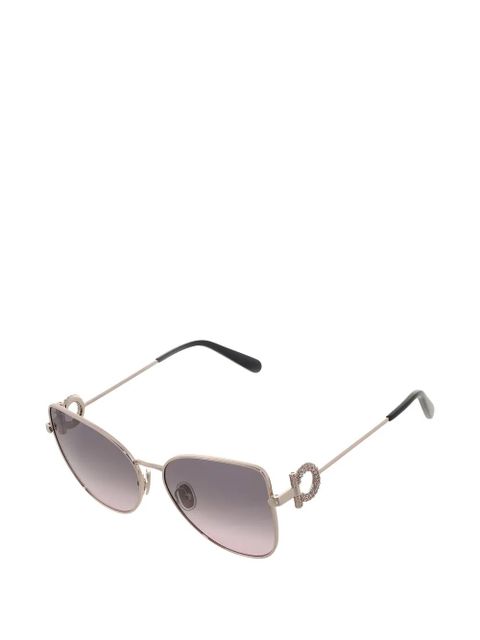 Ferragamo cat-eye full-rim sunglasses - Silver