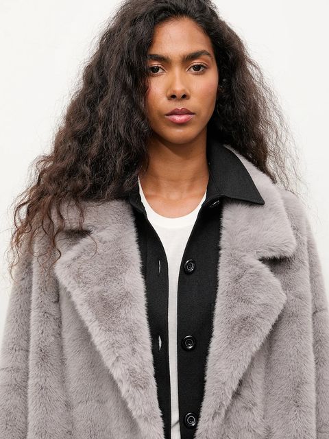 Answear.LAB płaszcz kolor szary - zdjęcie produktu nr 2