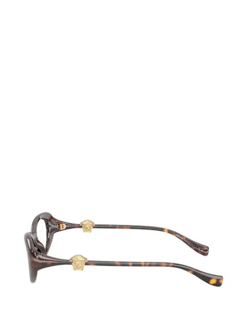 Versace cat-eye glasses - Brown