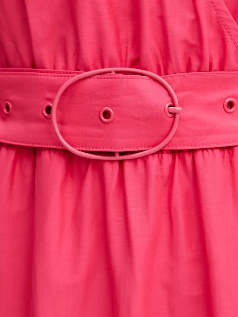 Morgan sukienka kolor różowy maxi rozkloszowana RASKA