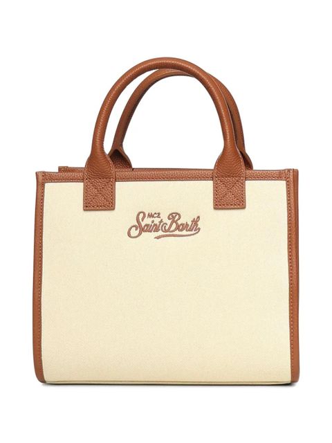 MC2 Saint Barth Saint Barth logo-embroidered tote bag - Neutrals - zdjęcie produktu nr 2