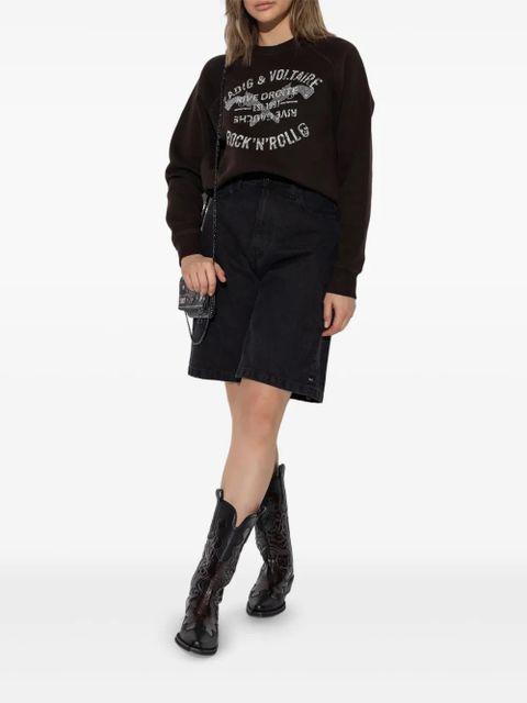 Zadig&Voltaire graphic-print sweatshirt - Brown - zdjęcie produktu nr 2