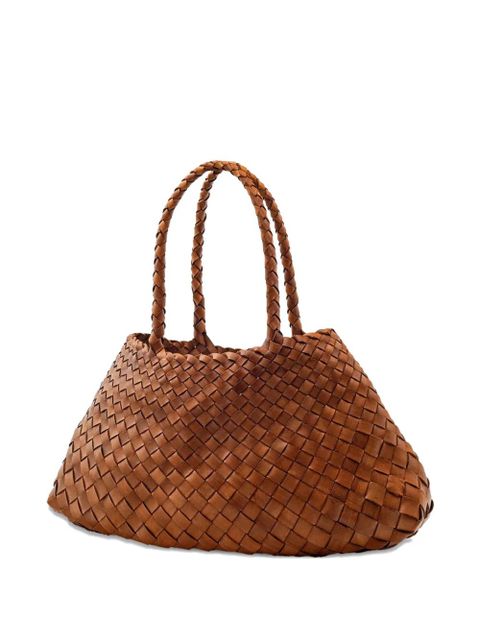 DRAGON DIFFUSION small Santa Croce shoulder bag - Brown - zdjęcie produktu nr 2