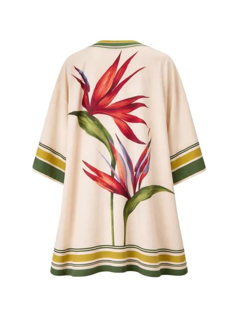 FARM Rio floral striped kimono - Neutrals - zdjęcie produktu nr 2