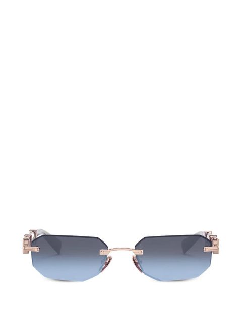 Balmain Arcade geometric-frame sunglasses - Pink - zdjęcie produktu nr 1