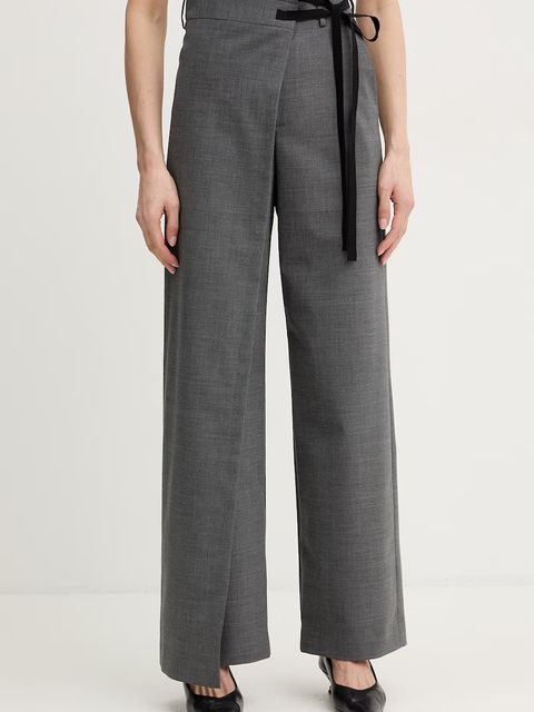 MM6 Maison Margiela spodnie z dodatkiem wełny - zdjęcie produktu nr 1