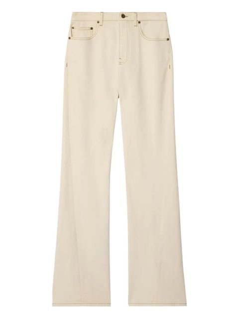 Burberry equestrian-knight straight-leg jeans - Neutrals - zdjęcie produktu nr 1