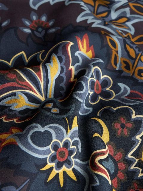 ETRO paisley print tunic dress - Black