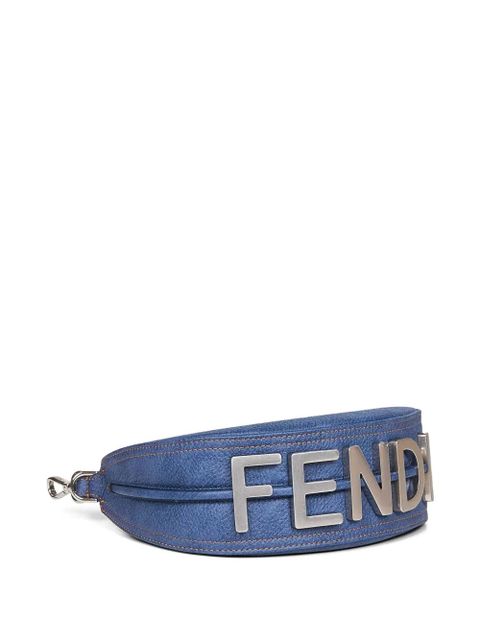 FENDI mini Fendigraphy shoulder bag - Blue