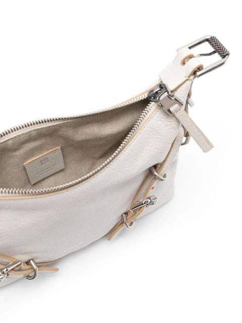 Givenchy logo-lettering cross body bag - Neutrals