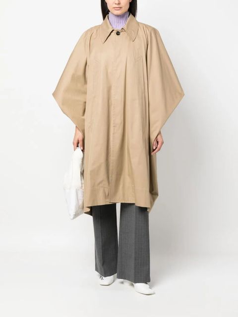 MM6 Maison Margiela single-breasted trench coat - Neutrals