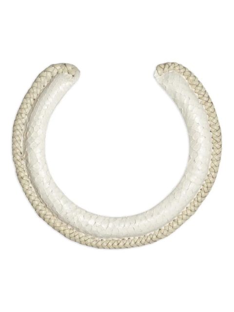 Johanna Ortiz Representative Rituals woven leather necklace - Neutrals - zdjęcie produktu nr 1