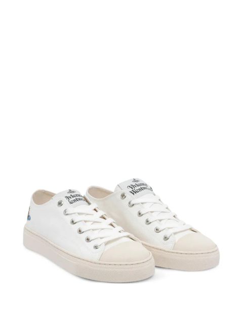 Vivienne Westwood Plimsoll Orb-embroidered sneakers - White - zdjęcie produktu nr 2