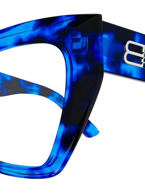 Balenciaga Eyewear cat-eye glasses - Blue