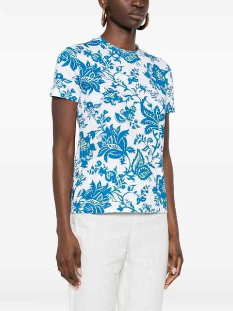ETRO floral T-shirt - White