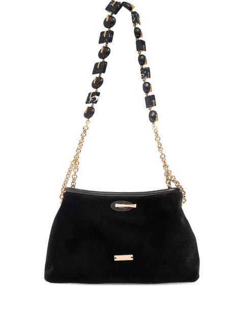 Cult Gaia small Kiraz bead-chain-strap shoulder bag - Black - zdjęcie produktu nr 1