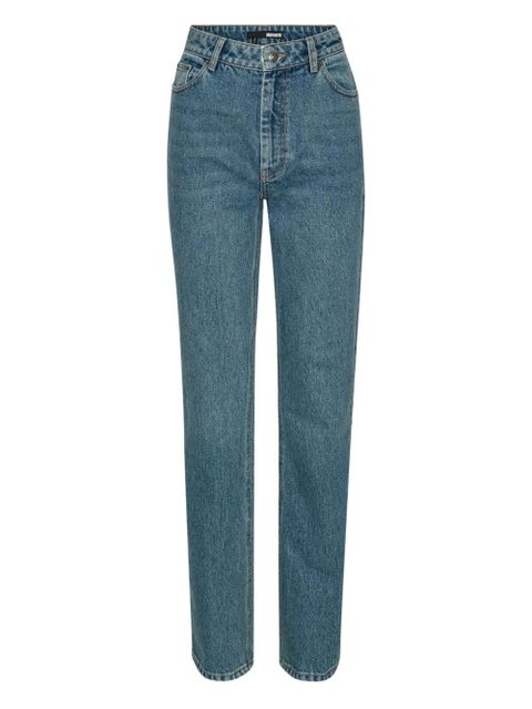 ROTATE BIRGER CHRISTENSEN straight-leg cotton jeans - Blue - zdjęcie produktu nr 1