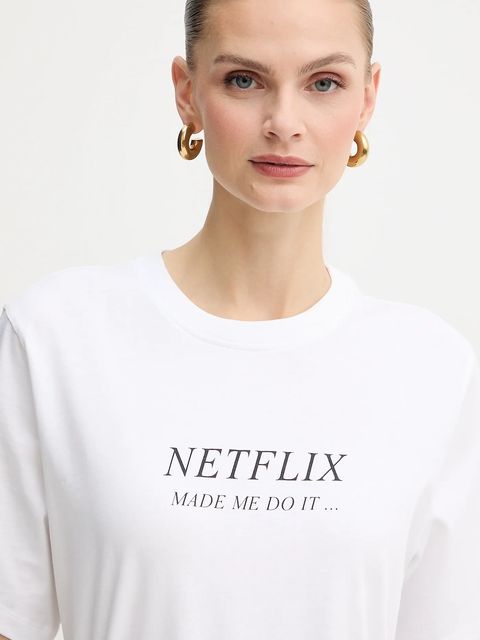 Victoria Beckham t-shirt bawełniany damski kolor biały 1325JTS006477A