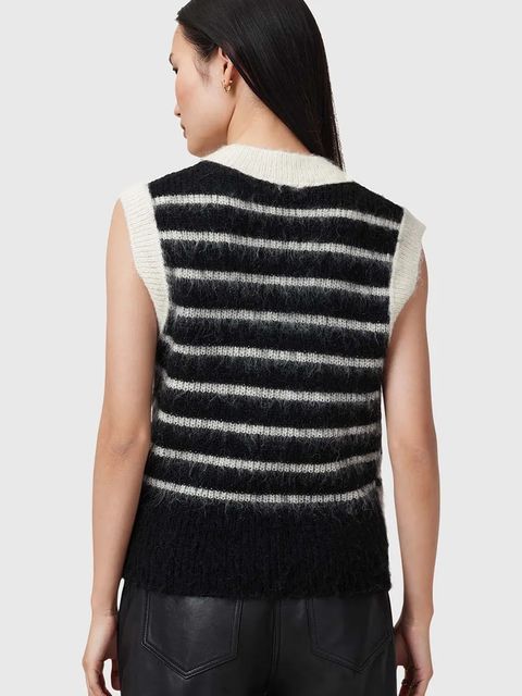 AllSaints kamizelka wełniana RIGA