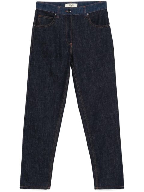 FENDI two-tone jeans - Blue - zdjęcie produktu nr 1