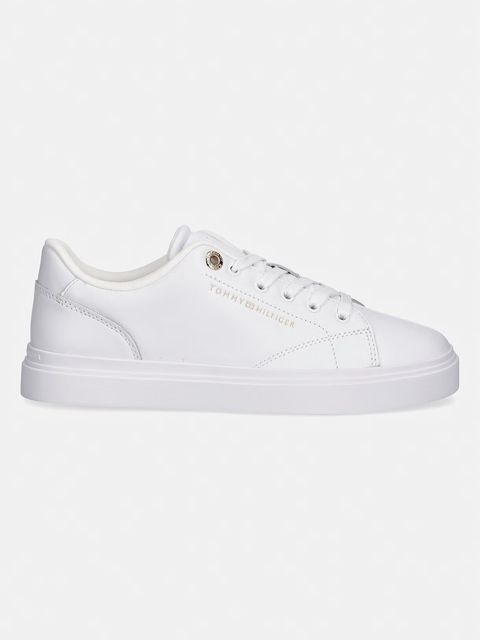 Tommy Hilfiger TH FEMININE CUPSOLE LEATHER tenisówki damskie - zdjęcie produktu nr 1