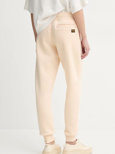 G-Star spodnie dresowe kolor beżowy gładkie D21320-C235 - zdjęcie produktu nr 2