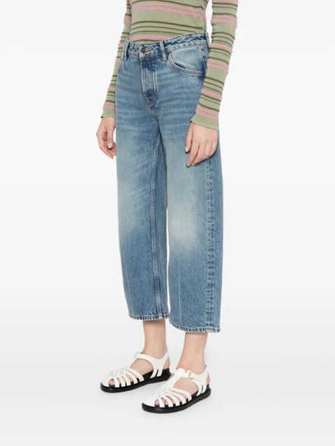 Free People deep trance dropped boyfriend jeans - Blue