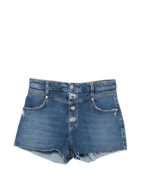PINKO button frayed shorts - Blue - zdjęcie produktu nr 1