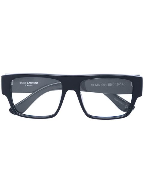 Saint Laurent Eyewear SLM6 001 glasses - Black - zdjęcie produktu nr 1