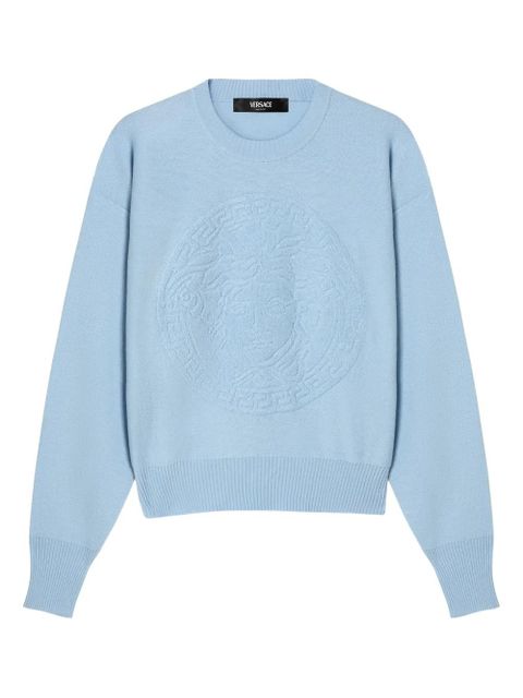 Versace Medusa-motif sweater - Blue - zdjęcie produktu nr 1