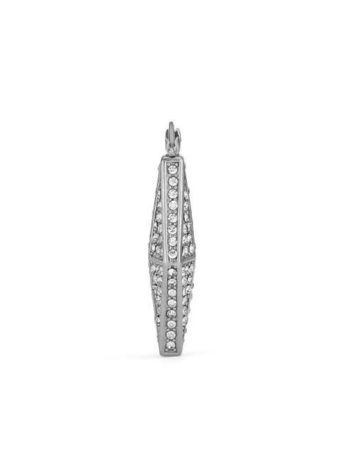 Jimmy Choo Diamond Chain crystal-embellished earrings - Silver