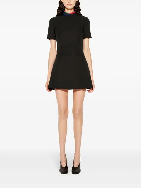 PUCCI cady-texture mini dress - Black