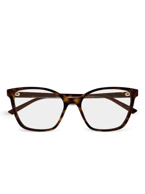 Gucci Eyewear cat-eye glasses - Brown - zdjęcie produktu nr 1