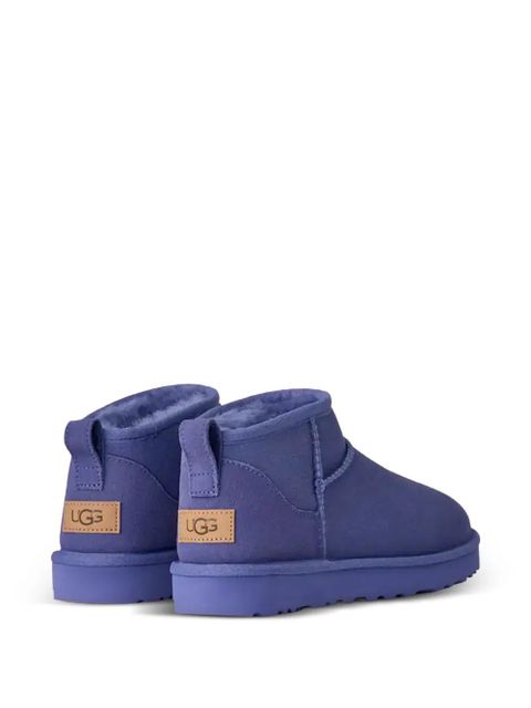 UGG Classic Ultra Mini pull-tab boots - Blue