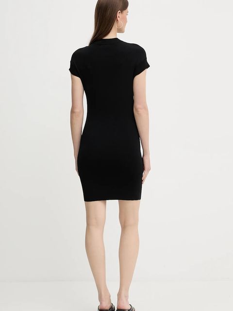 Armani Exchange sukienka kolor czarny mini prosta XW000764 AF10352