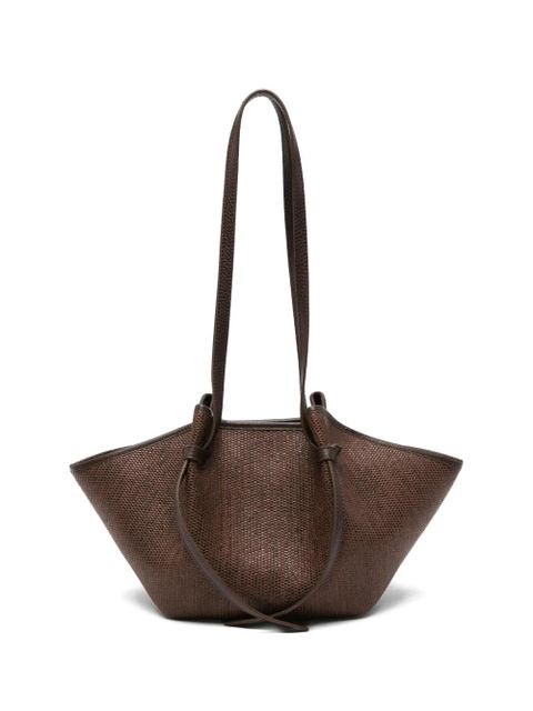 Yuzefi Mochi woven-effect shoulder bag - Brown - zdjęcie produktu nr 1