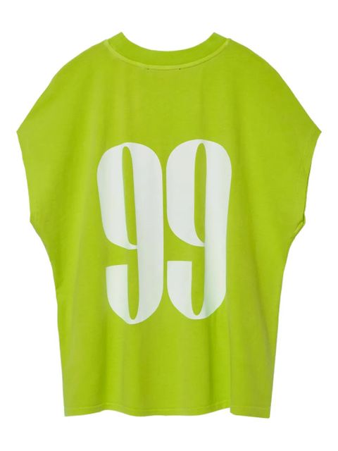 Essentiel Antwerp 99 number-print top - Green - zdjęcie produktu nr 2
